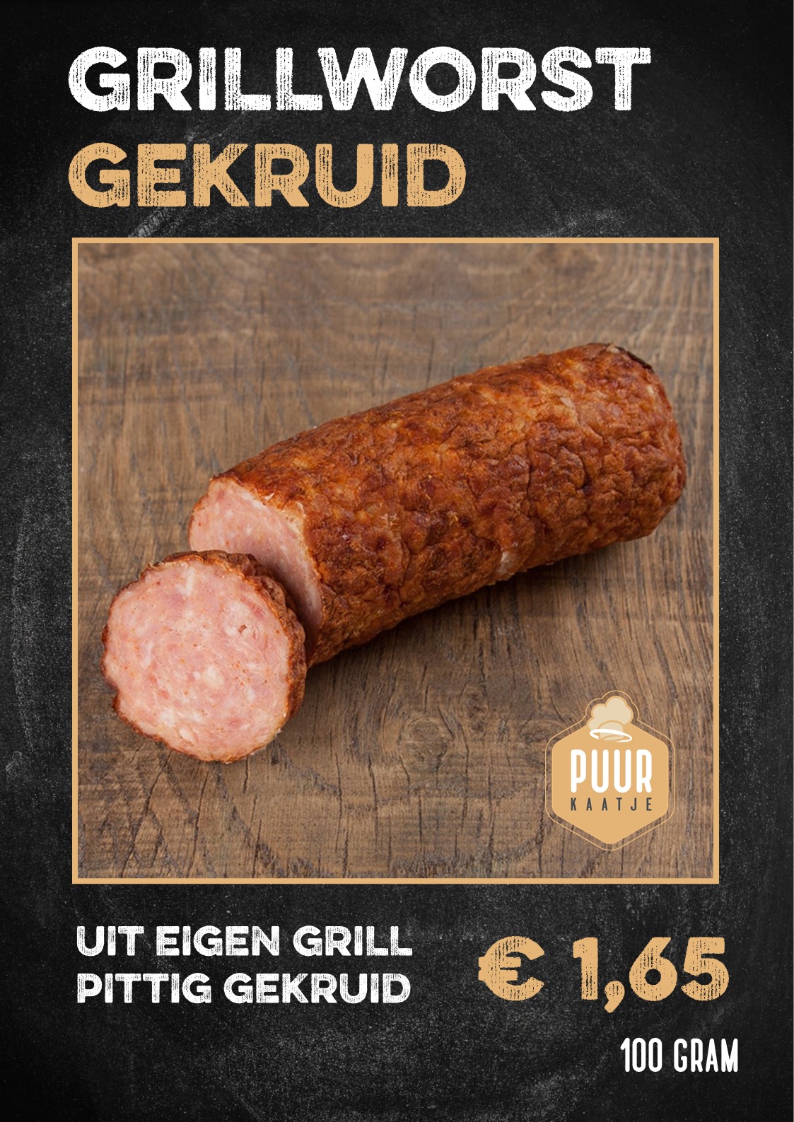 grillworst gekruid